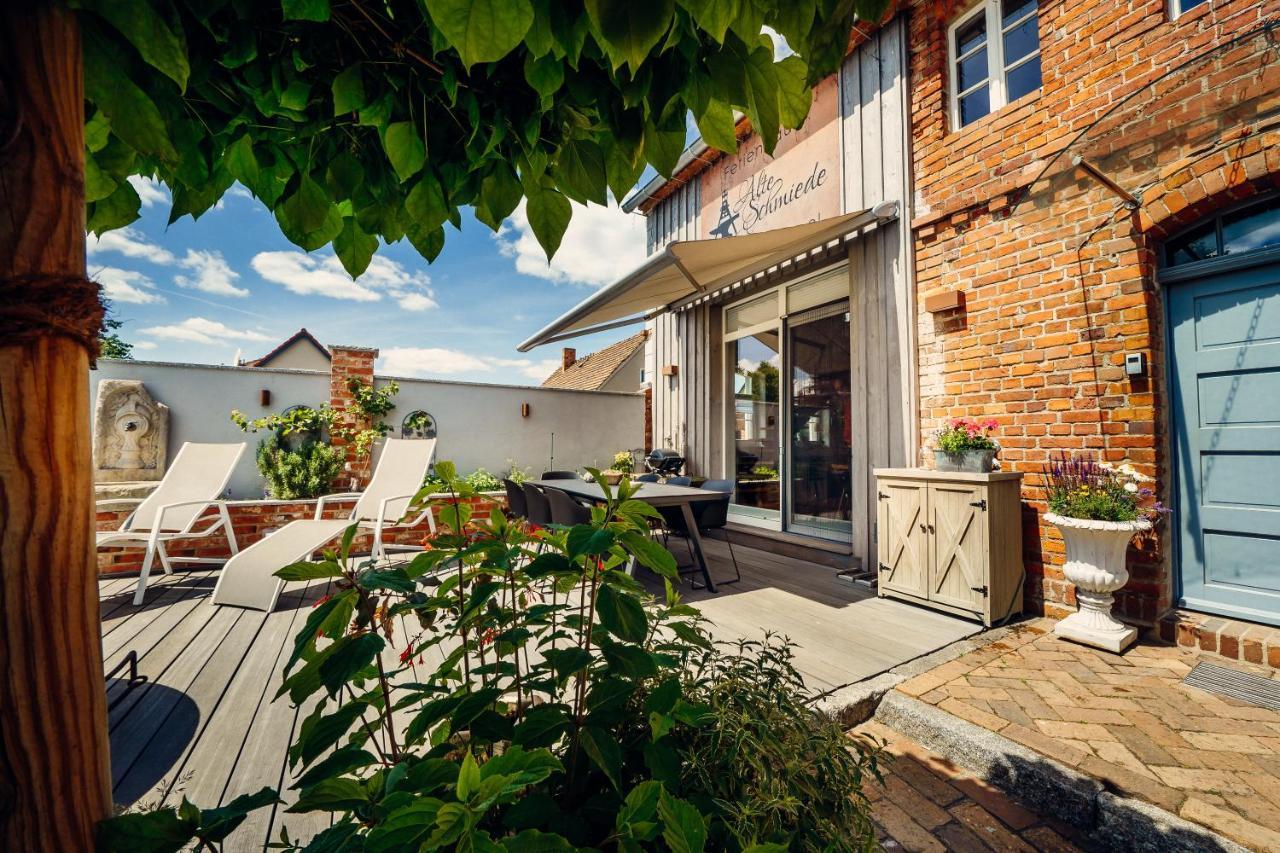 Alte Schmiede Mit Sauna, Pool Und Whirpool Im Aussenbereich Schoenstes Ferienhaus Der Lausitz Elsterheide Zewnętrze zdjęcie