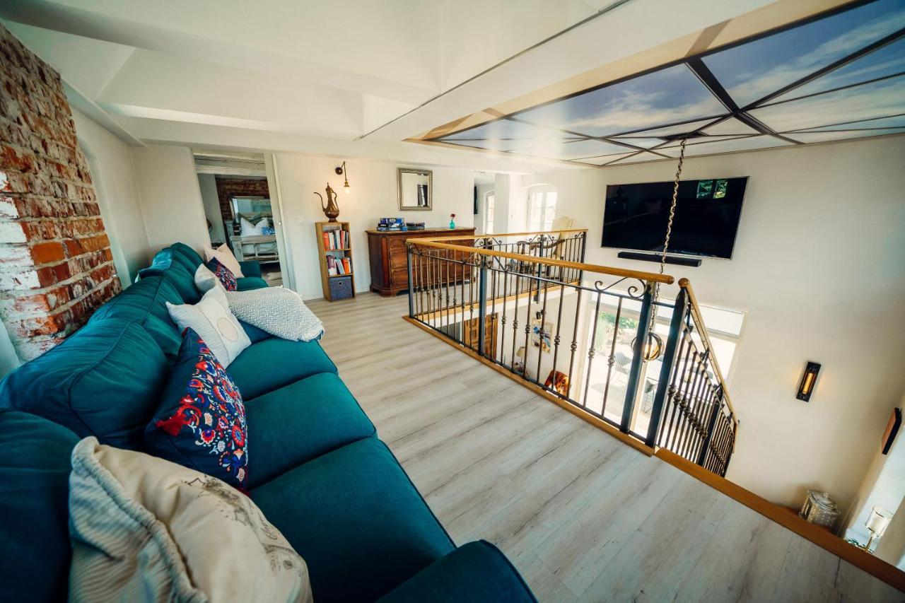 Alte Schmiede Mit Sauna, Pool Und Whirpool Im Aussenbereich Schoenstes Ferienhaus Der Lausitz Elsterheide Zewnętrze zdjęcie